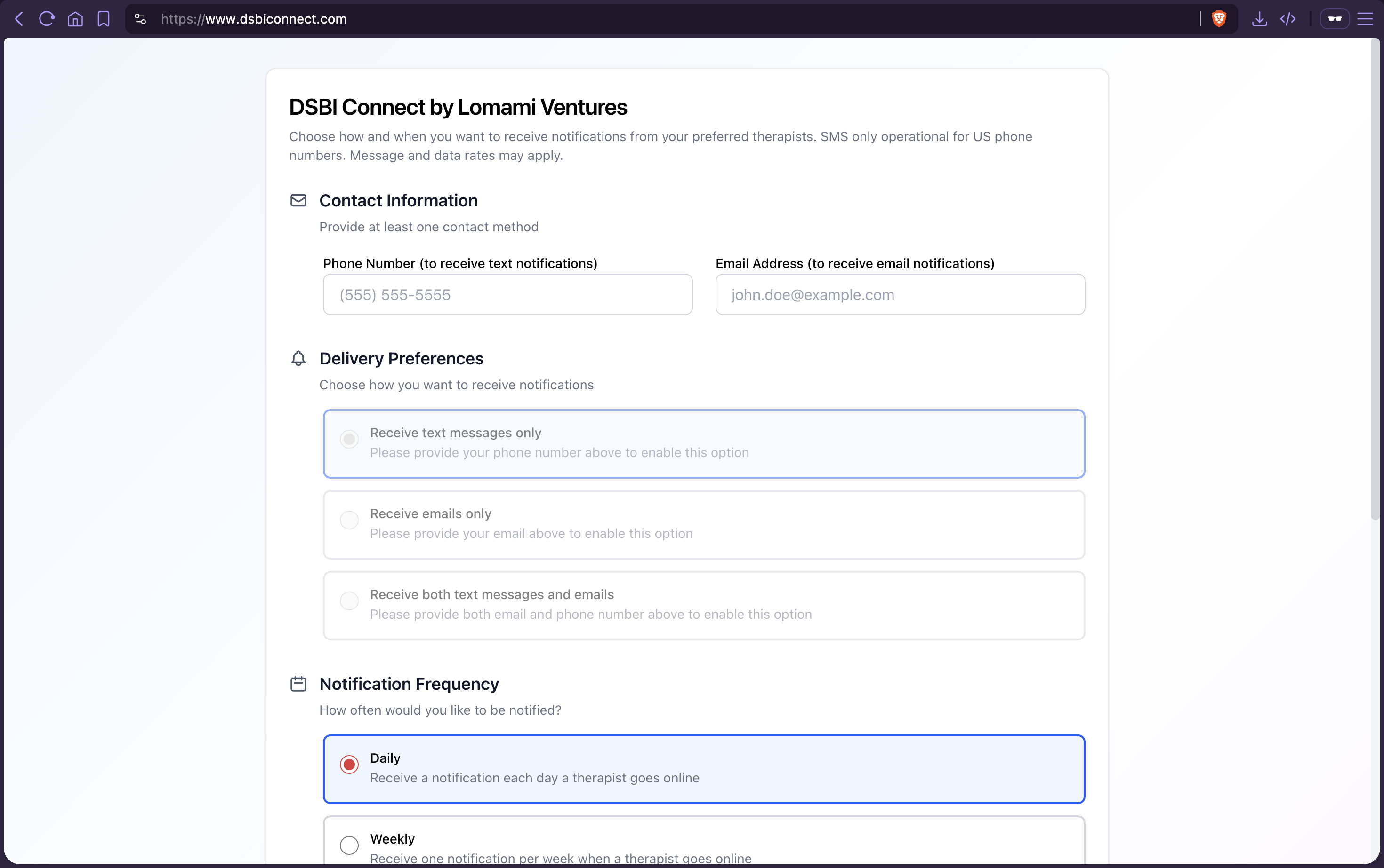 dsbiconnect screenshot
